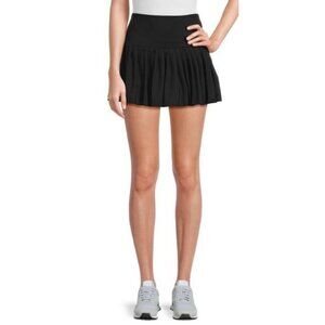 Revolve IVL Black Tennis Skort Pleated Athleisure Sporty Size 8